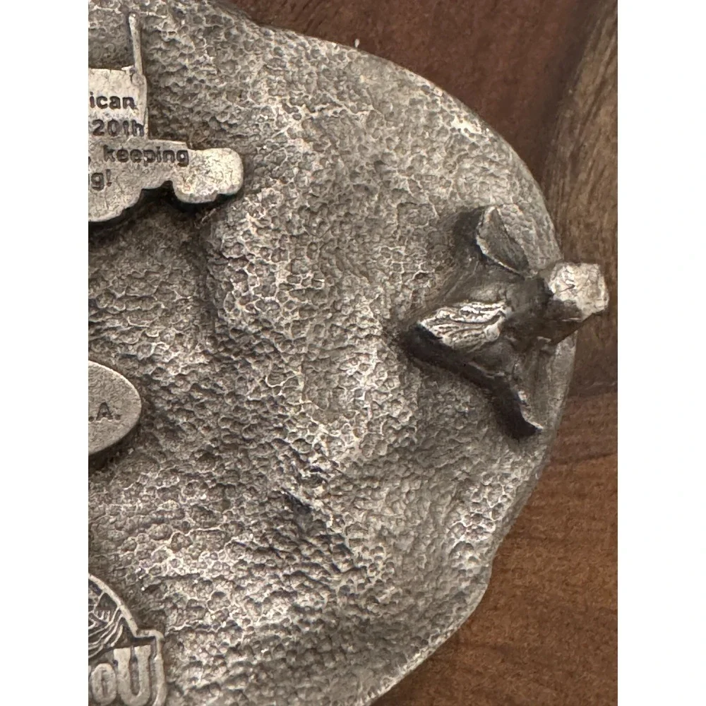 Vintage‎ 1988 Siskiyou Belt Buckle American Trucker 20th Century Cowboy
